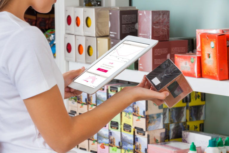 Warenwirtschaft Einzelhandel Barcode Scanning Mobile